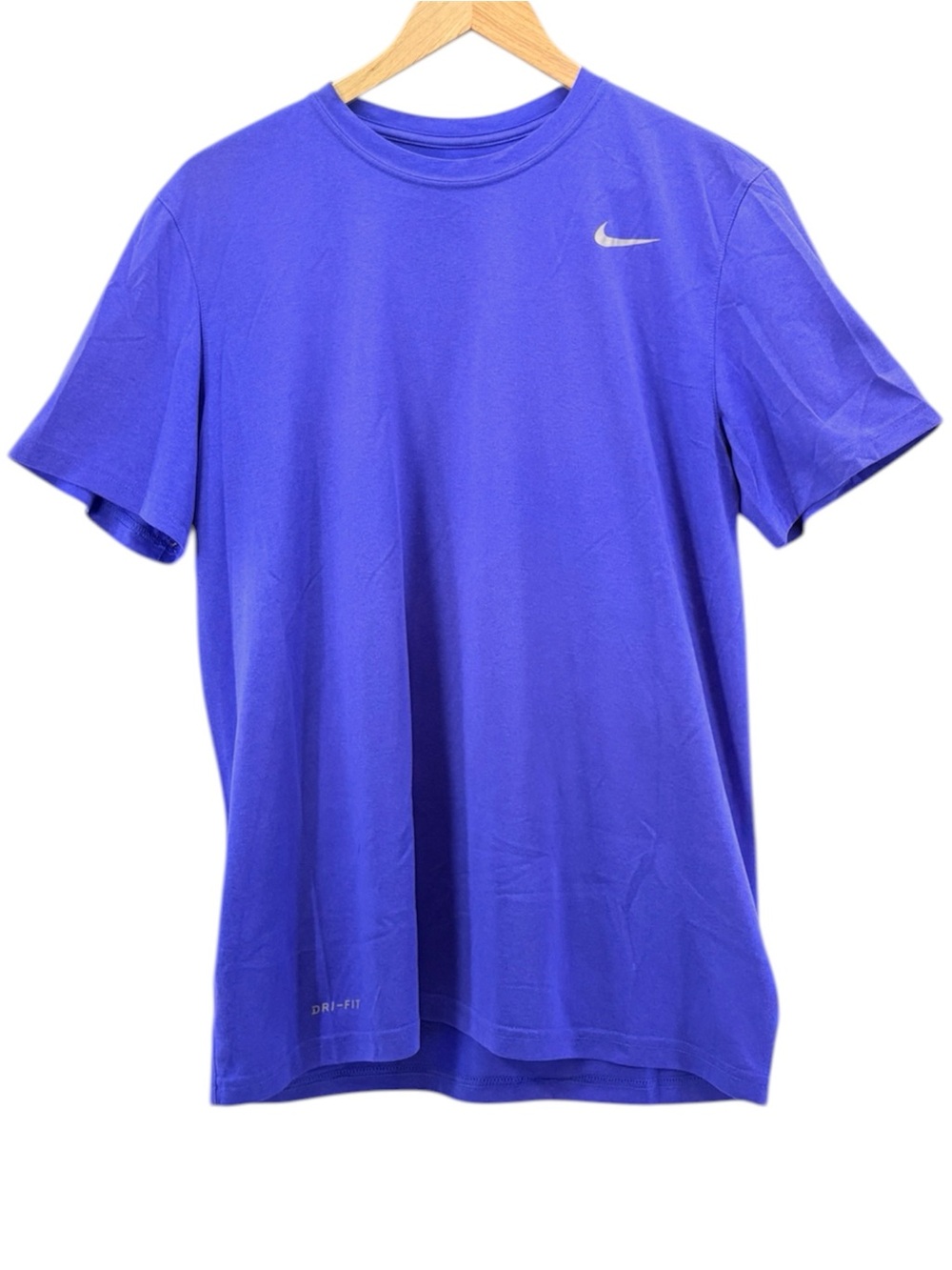 Nike Dri-FIT Short Sleeve Athletic Performance Tee T-Shirt Royal Blue Size Large
